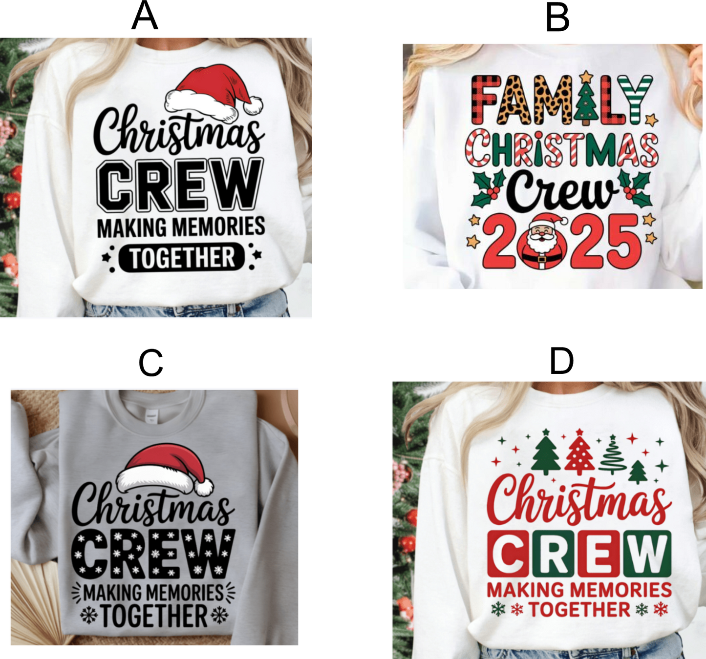 Christmas Family Crew Shirts *