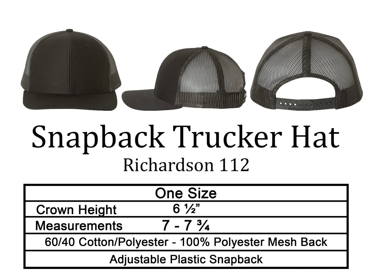 Richardson 112 SnapBack Trucker Hat *