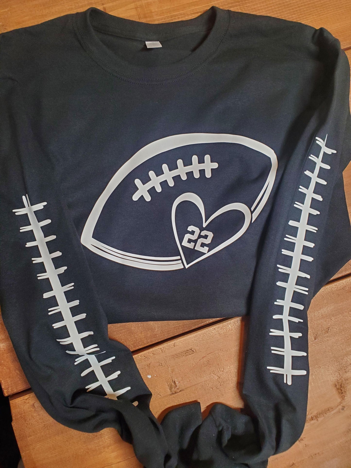 Football Mom, Football Grandma, Football Shirt, Custom Football Shirt, Custom Sweatshirt, Football Laces, Fall Shirt, Football Player shirt, Custom School Shirt, Football Team, Booster Club Moms