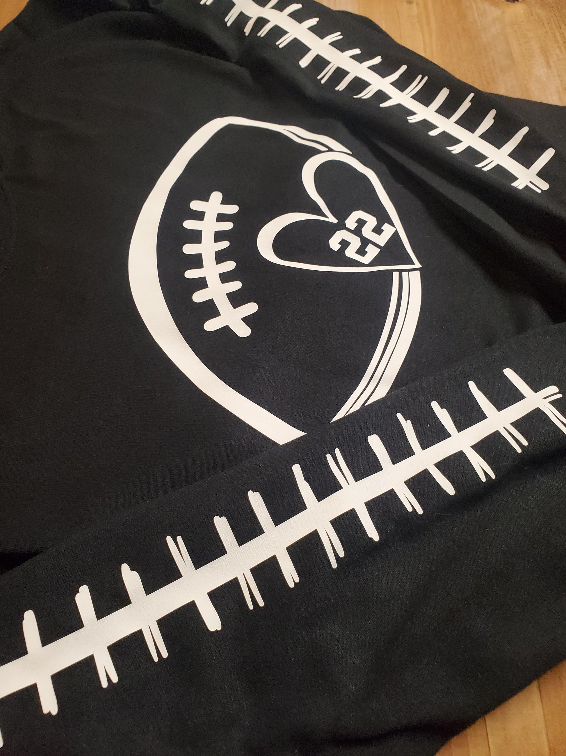 Football Mom, Football Grandma, Football Shirt, Custom Football Shirt, Custom Sweatshirt, Football Laces, Fall Shirt, Football Player shirt, Custom School Shirt, Football Team, Booster Club Moms