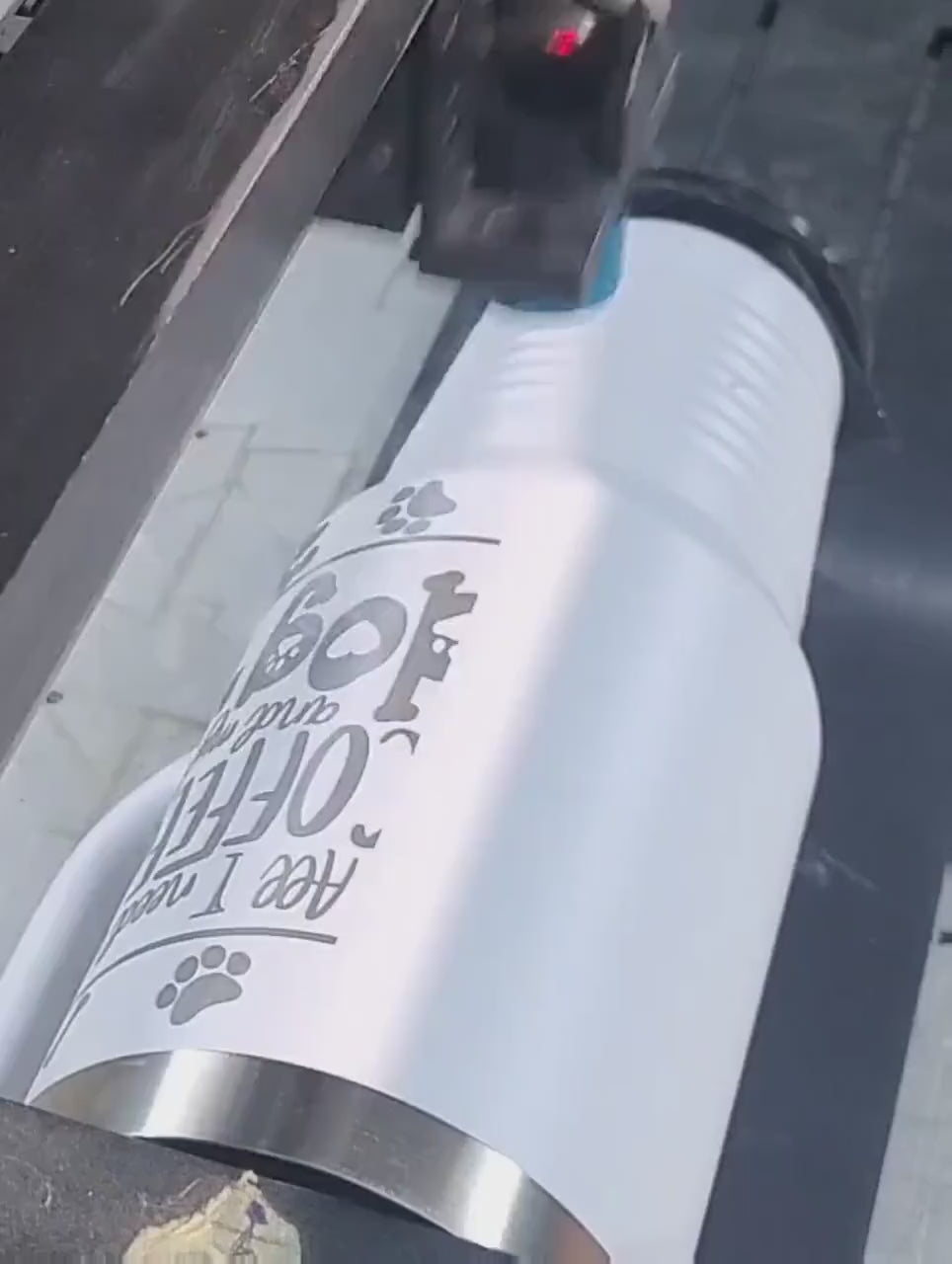 40 oz Handle tumbler, All I Need Is Coffee and my Dog, dog mom, 40 oz Cup, Laser Engraved custom, Valentines gift, mother day gift, coffee