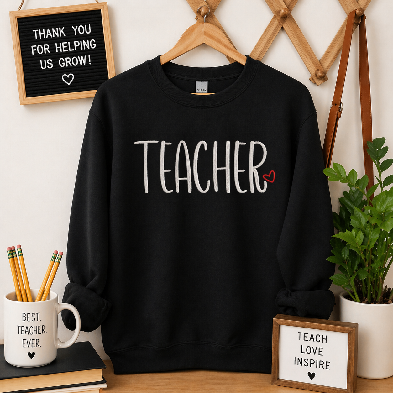 Teacher Appreciation Sweatshirt, Custom Teacher Gift *