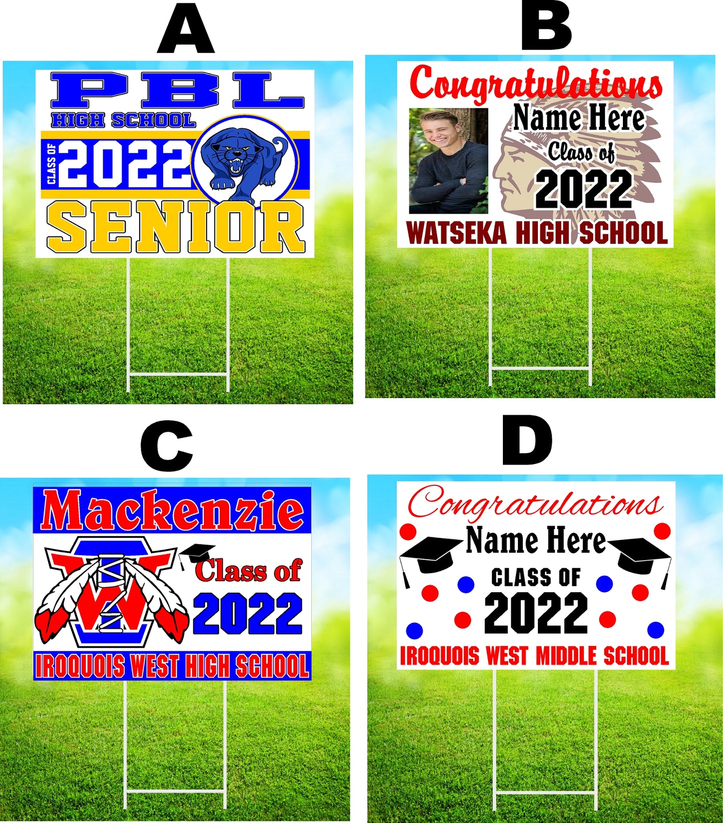2025 Graduation Signs
