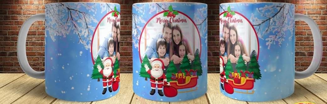 15 oz Santa Christmas Mug