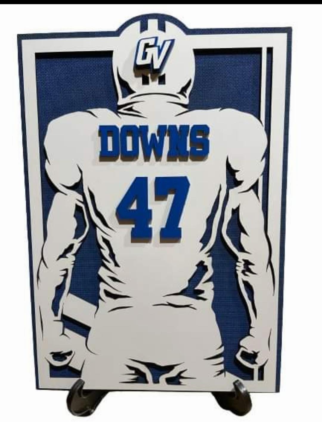 Player Perfect Lasered 3D Sign