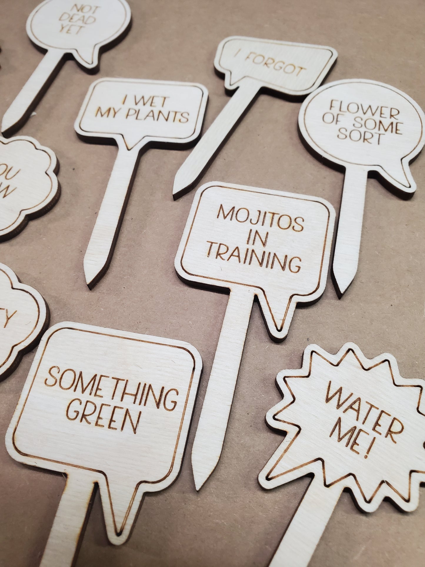 Funny Plant Stakes, Garden Stakes, Gag Gift, Humorous Gift