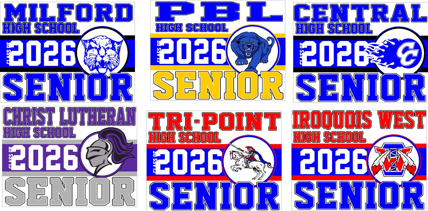 2026 2027 Graduation Signs