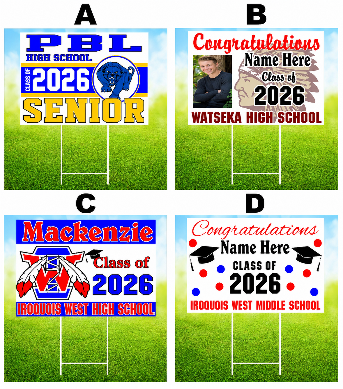 2026 2027 Graduation Signs