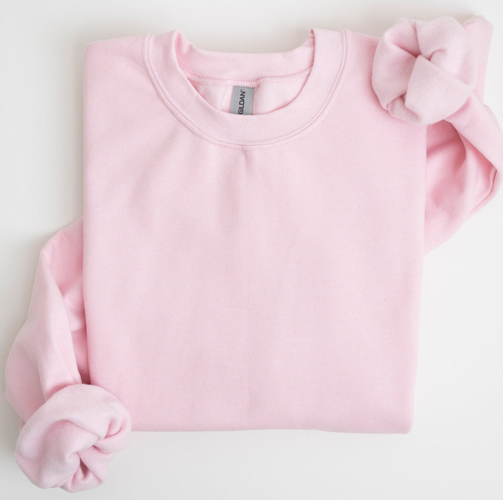 Custom Embroidered Valentine Sweatshirt with Personalized Candy Hearts - Valentine Gift - Boyfriend Gift - Couples Gift - Personalized Gift* - IroquoisPrint