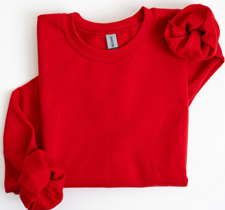 Custom Embroidered Valentine Sweatshirt with Personalized Candy Hearts - Valentine Gift - Boyfriend Gift - Couples Gift - Personalized Gift* - IroquoisPrint