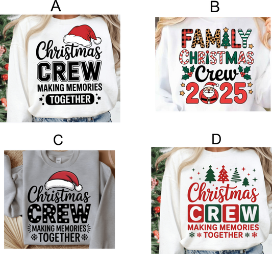 Christmas Family Crew Shirts *