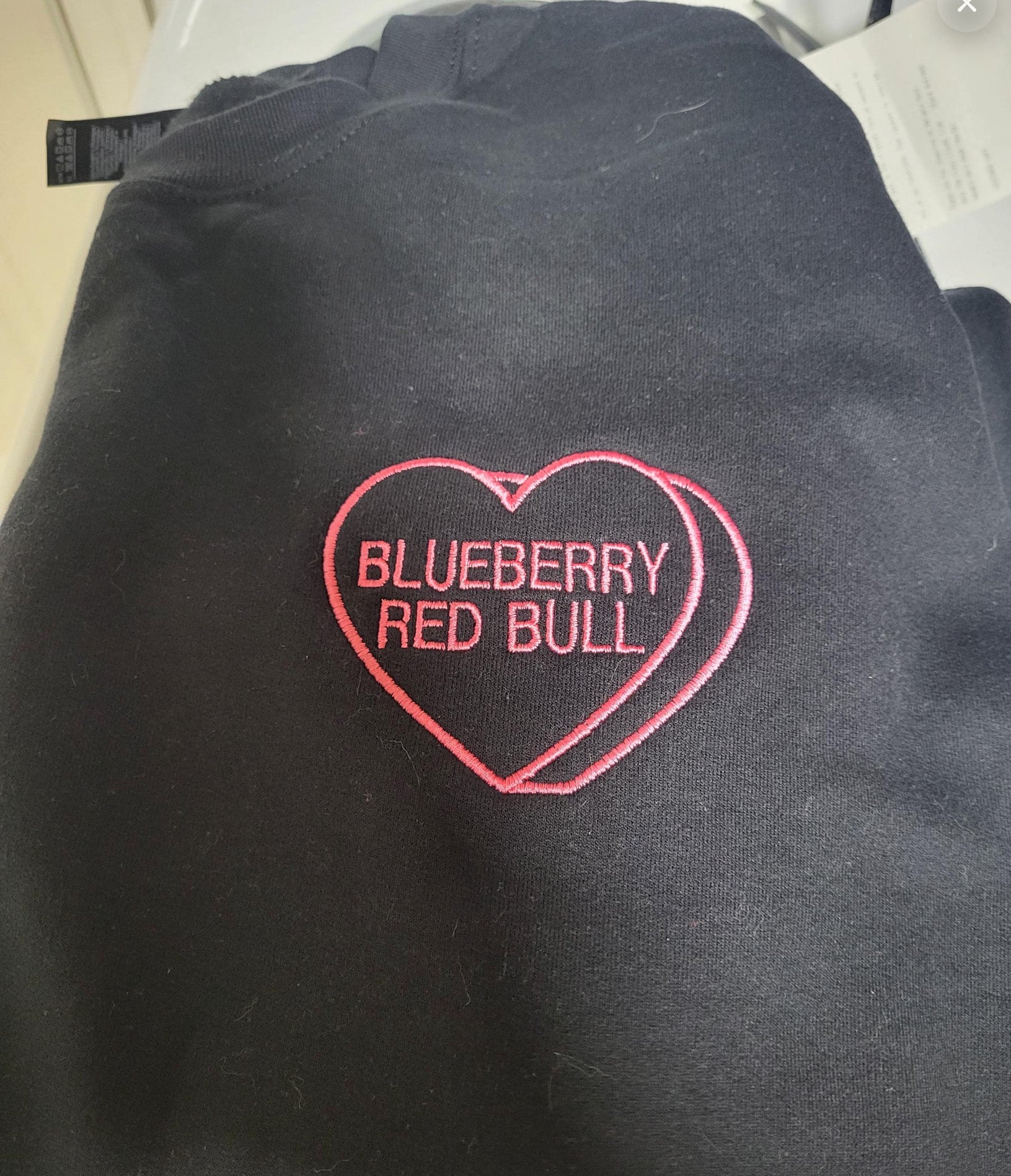 Custom Embroidered Valentine Sweatshirt with Personalized Candy Hearts - Valentine Gift - Boyfriend Gift - Couples Gift - Personalized Gift* - IroquoisPrint