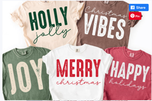Christmas Crewnecks-You choose the design