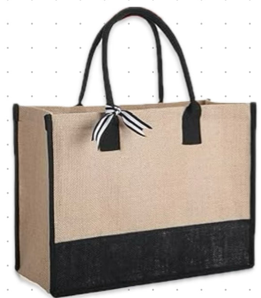 Monogram Canvas Tote Bag