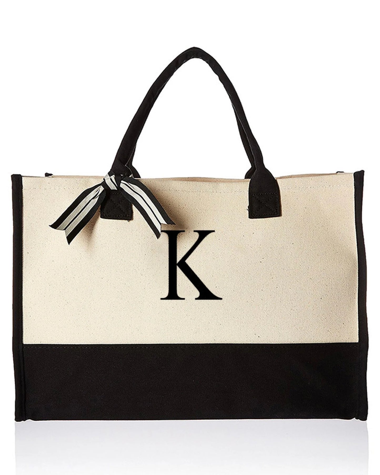 Monogram Canvas Tote Bag