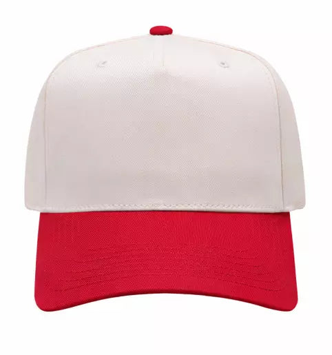 Game Day Hat, Custom Ball Cap, Puff Embroidered Baseball Cap, Mom Baseball Cap, Custom Team Hat, Red Hat