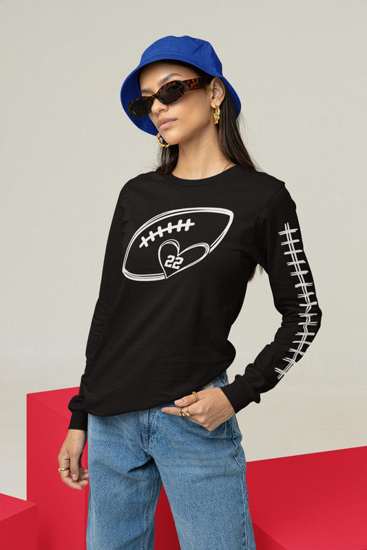 Football Mom, Football Grandma, Football Shirt, Custom Football Shirt, Custom Sweatshirt, Football Laces, Fall Shirt, Football Player shirt, Custom School Shirt, Football Team, Booster Club Moms