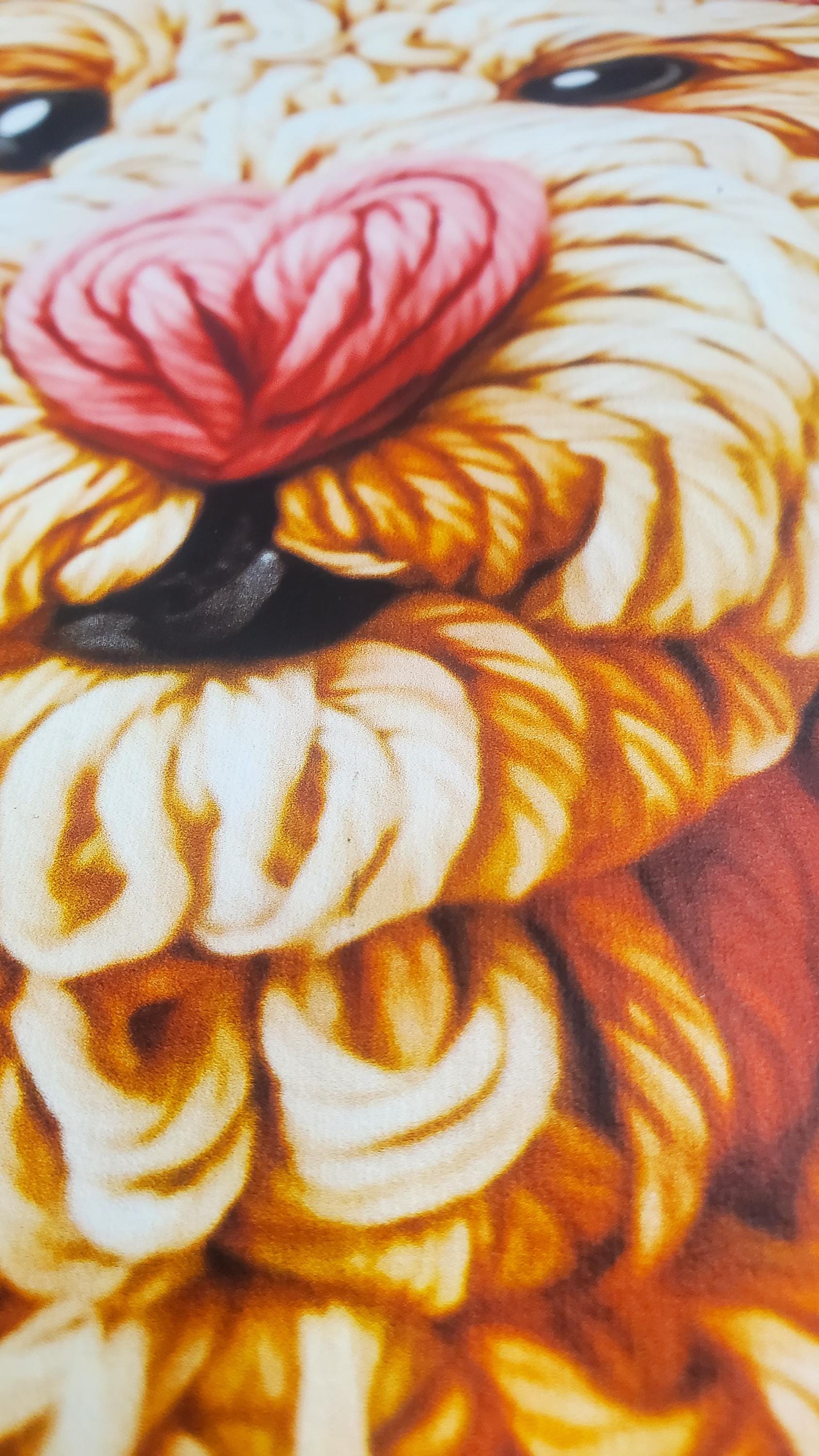 labradoodle illustration, cute dog art, heart nose dog, pink sweatshirt, puppy love, cozy dog apparel, whimsical dog design, pastel dog shirt, romantic dog theme, pet parent clothing, doodle dog gift, Angela Jasmina, AJ Blanks