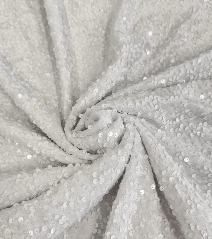 White Sequin for applique