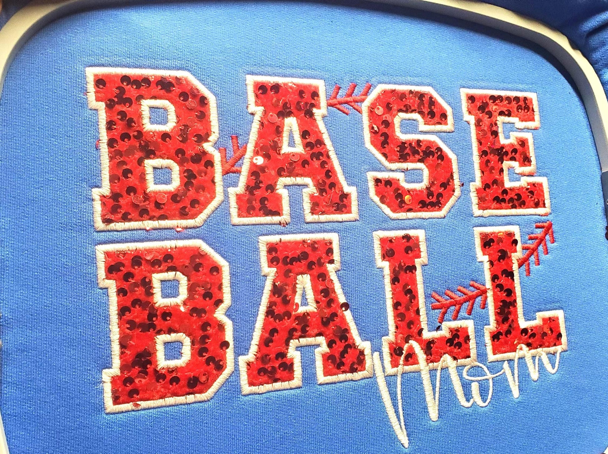 Baseball Mom Sequin Embroidered Crewneck Sweatshirt | Baseball Embroidered Sweatshirt  WonderfulDayBoutique,baseball mom,baseball shirt,baseball mom gift,sports mom shirt,game day shirt,sequin sweatshirt,baseball crewneck,glitter applique,team spirit wear,baseball outfit,mom game day,baseball apparel,custom sports mom,bleacher outfit,baseball season,softball mom gift,embroidered shirt,baseball fan gear,sports mom gift,baseball mom top
