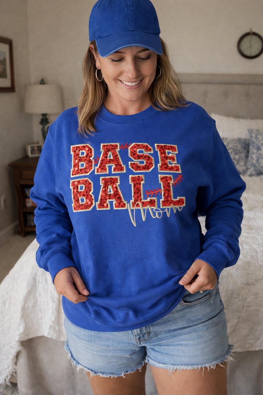 Baseball Mom Sequin Embroidered Crewneck Sweatshirt | Baseball Embroidered Sweatshirt  WonderfulDayBoutique,baseball mom,baseball shirt,baseball mom gift,sports mom shirt,game day shirt,sequin sweatshirt,baseball crewneck,glitter applique,team spirit wear,baseball outfit,mom game day,baseball apparel,custom sports mom,bleacher outfit,baseball season,softball mom gift,embroidered shirt,baseball fan gear,sports mom gift,baseball mom top