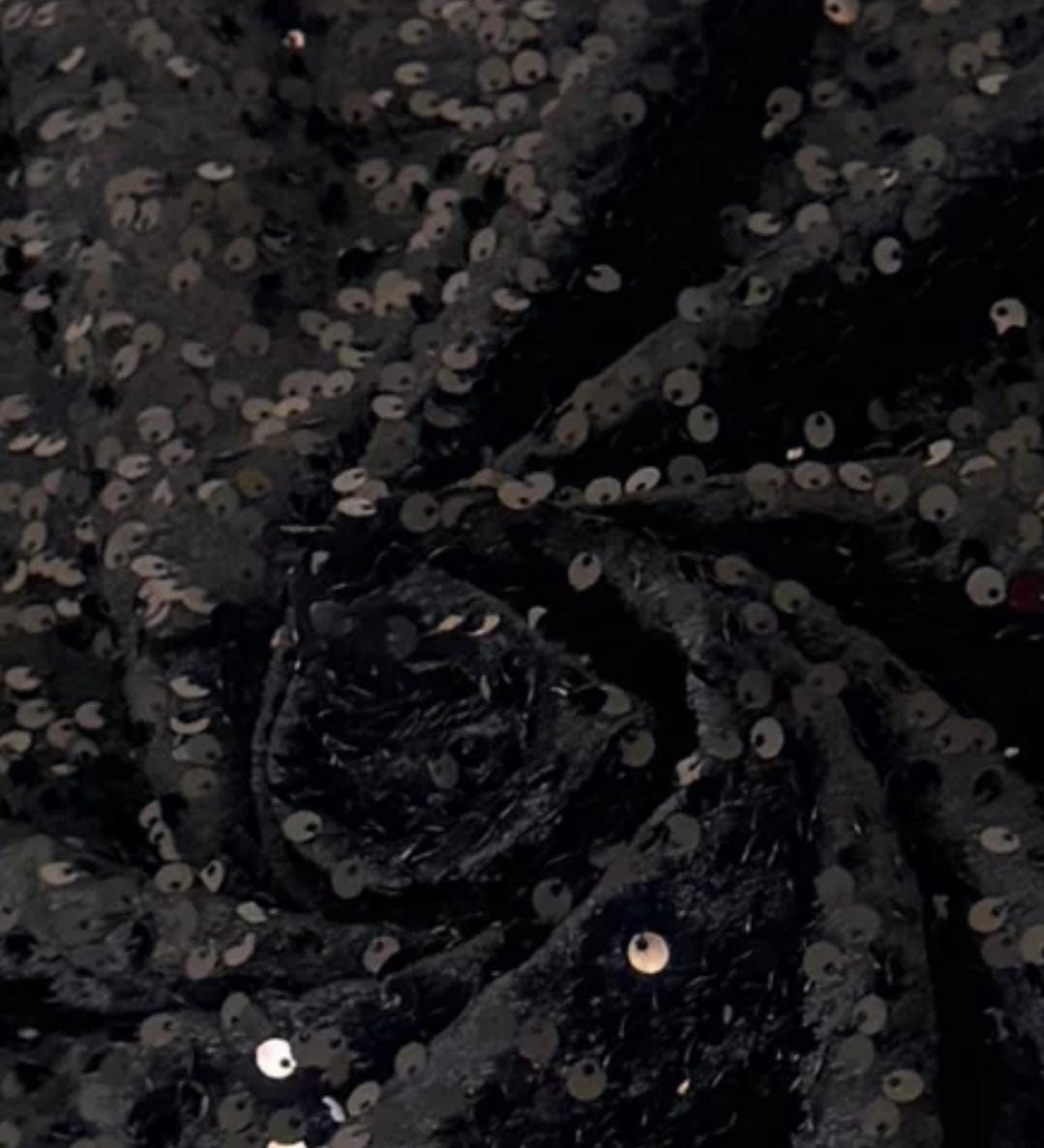Black Sequin for Applique