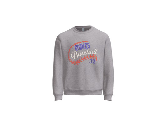 Embroidered Baseball Team Sweatshirt