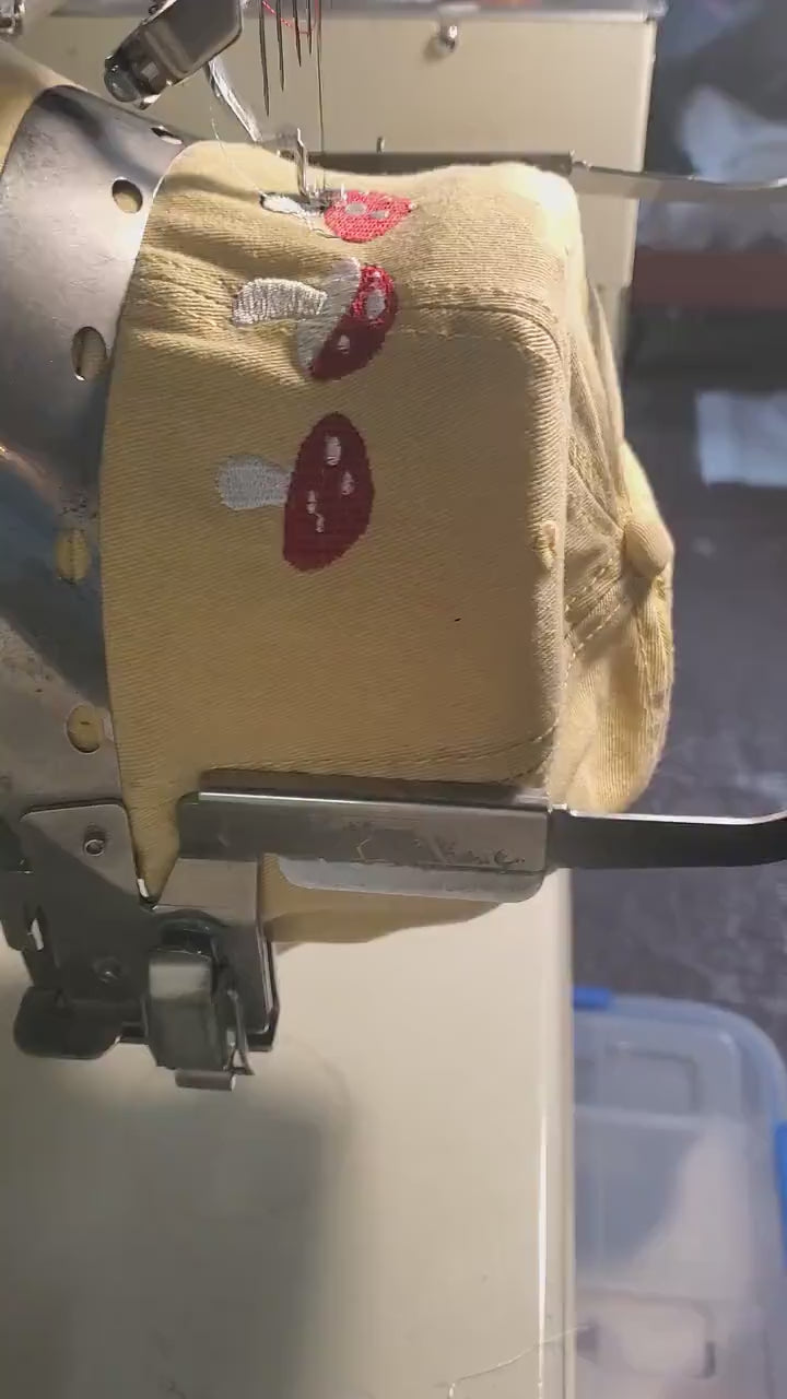 Mushroom Hat, Magic Mushroom, Botanical hat, Nature Lover Mushroom Hat, Gardening Hat, Fungus Hat, Minimalist, dad hat, Blogger Mom style