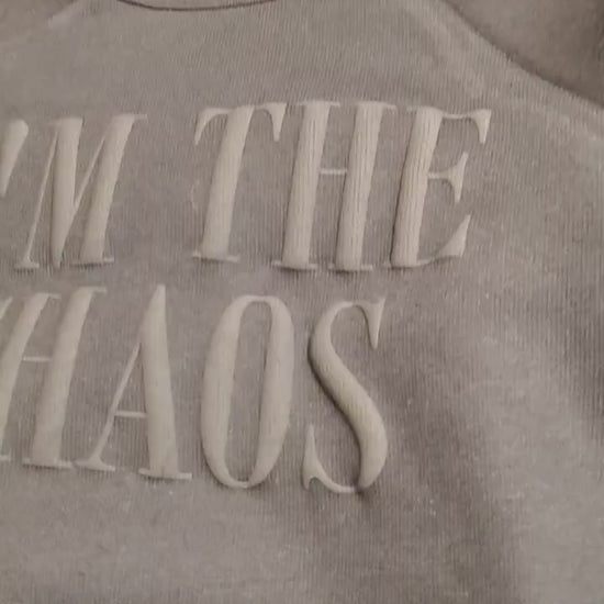 Caffeine and Chaos Sweatshirt| Puff Vinyl, Mommy and Me Shirt|Mama and mini|Caffeinated|New Mom|Baby Shower Gift|Chaos coordinator, Mom gift