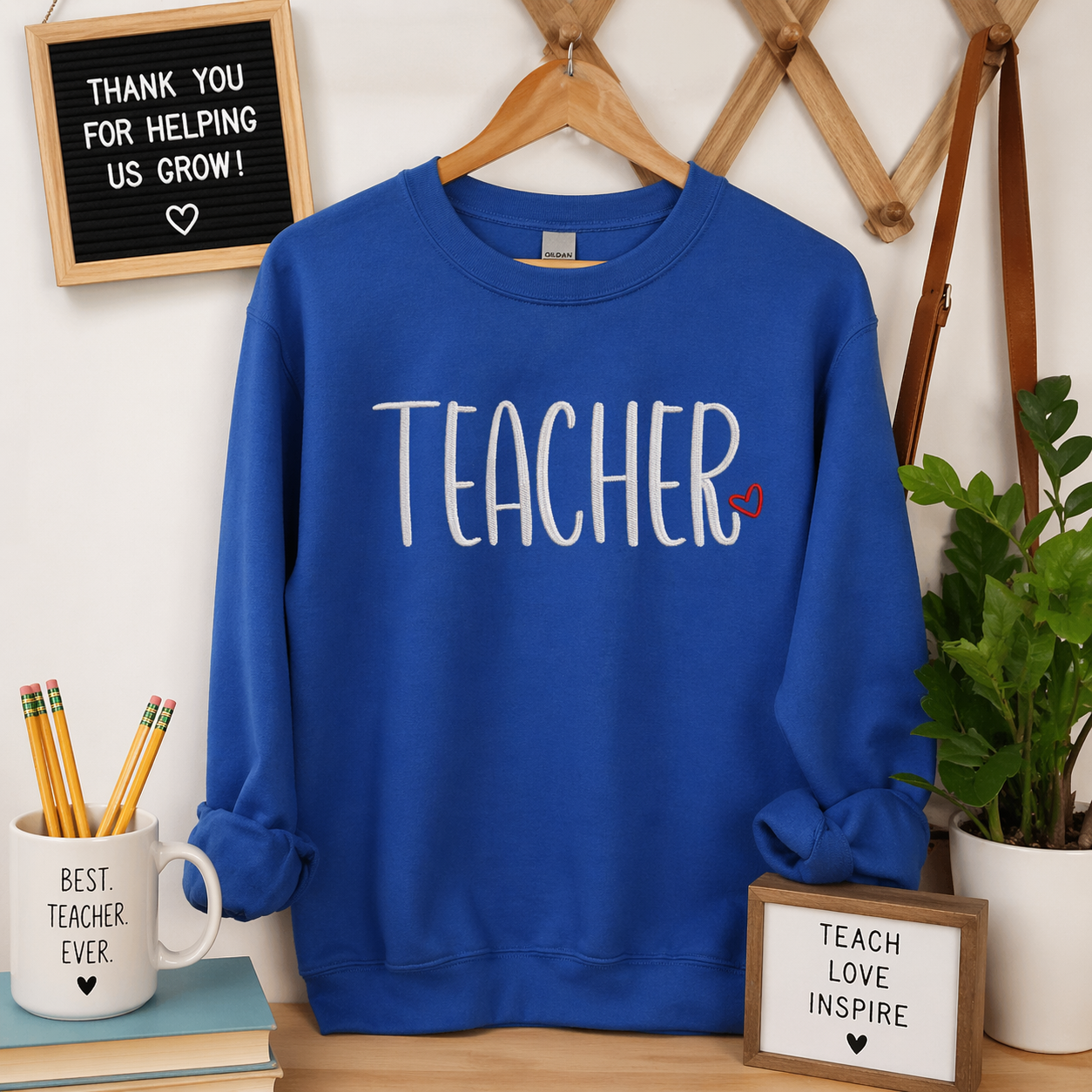 Teacher Appreciation Sweatshirt, Custom Teacher Gift *