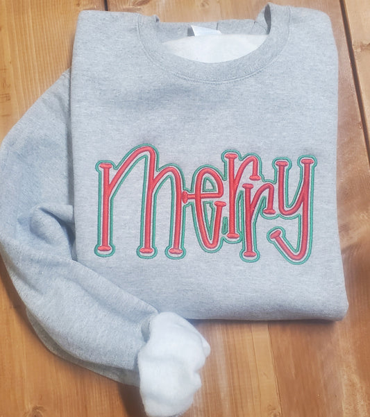 Merry Puff Christmas Sweatshirt