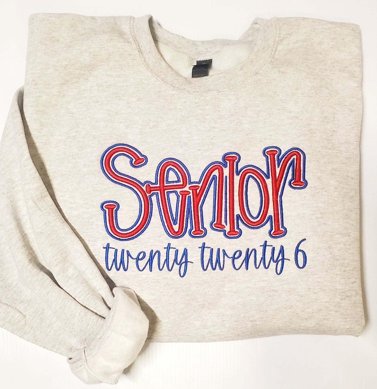Senior 2026 Embroidered Puff Sweatshirt*