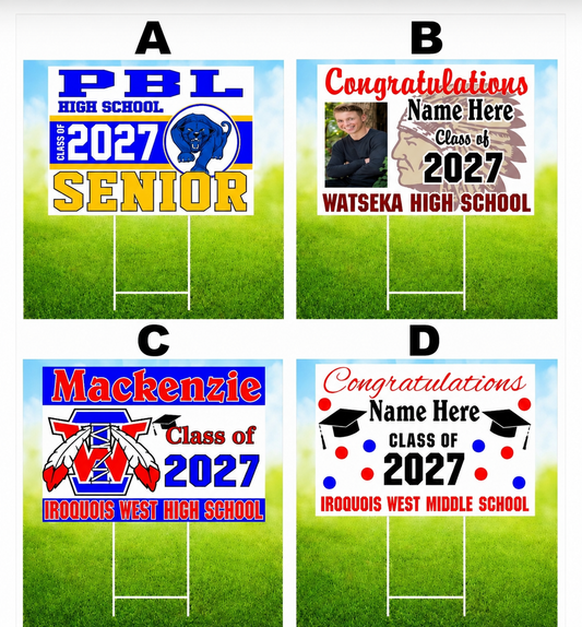 2027 Graduation Signs