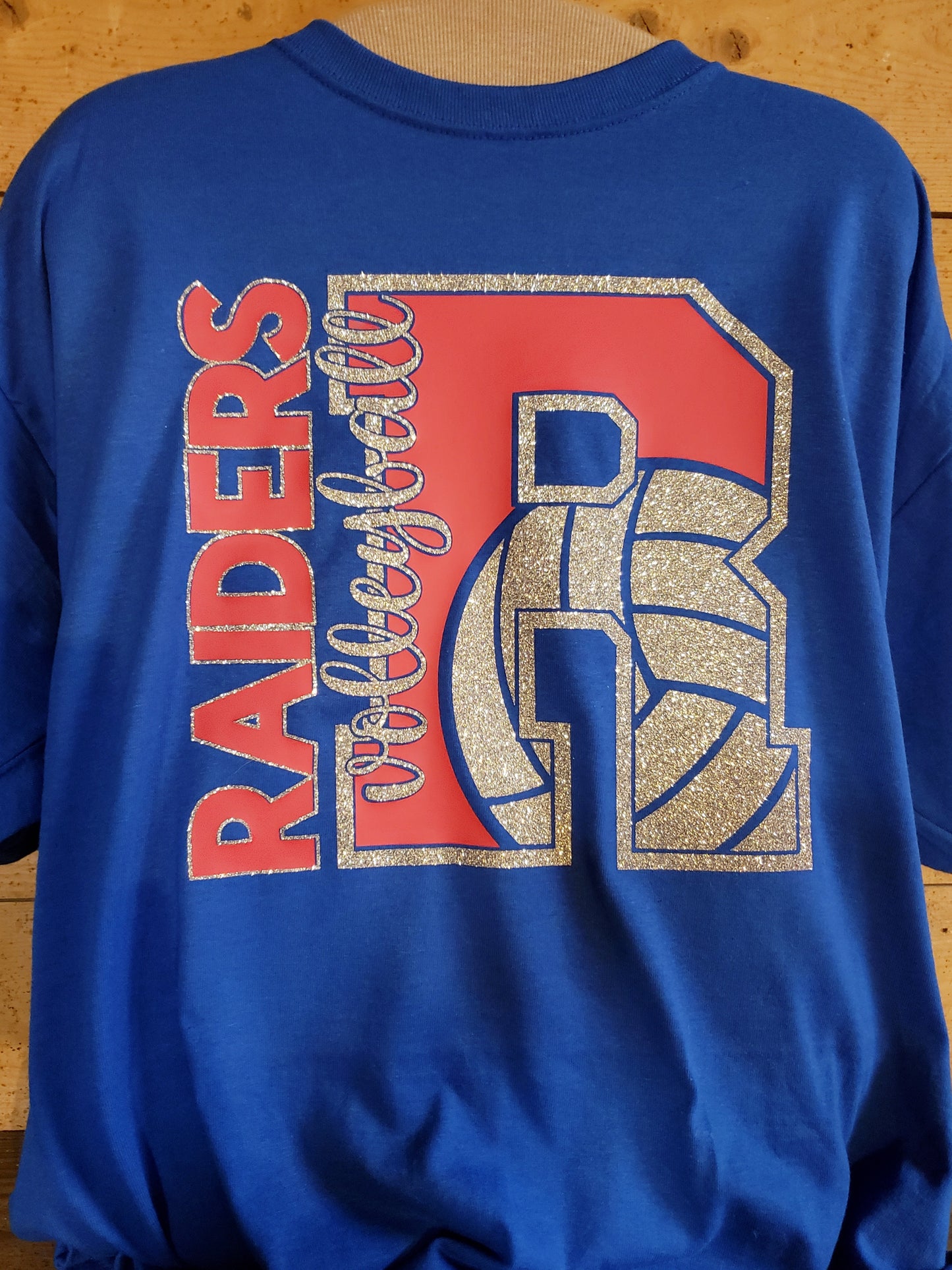 Raiders Volleyball Glitter T-Shirt