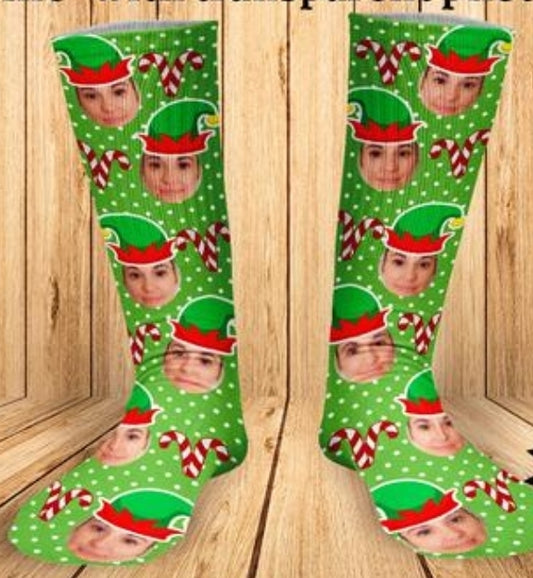 Christmas Face Socks