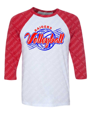 Open image in slideshow, Raiders 3/4 Sleeve Volleyball Shirt
