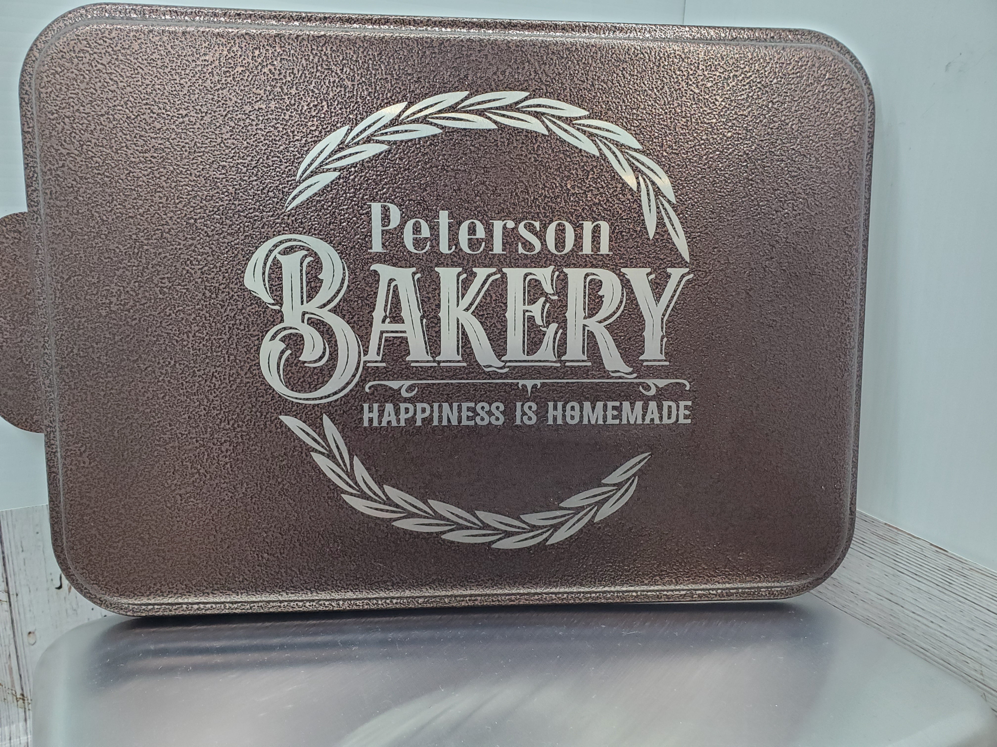 Aluminum Cake Pan With Custom Engraved Lid 9x13 5 Colors to Choose