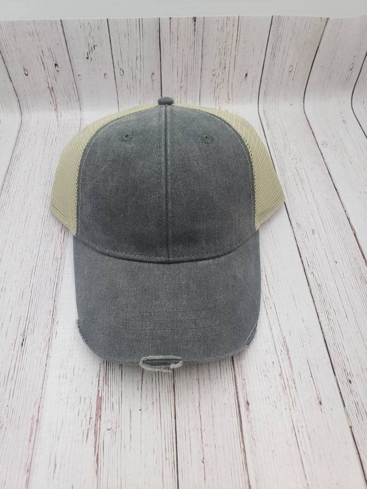 Smiley Trucker Hat, Distressed Colorful Hats, Smiley Face Hat, Vintage Look Smiley Hat, Ladies Truckers Hat, Perfect Summer Hat,Trending Hat