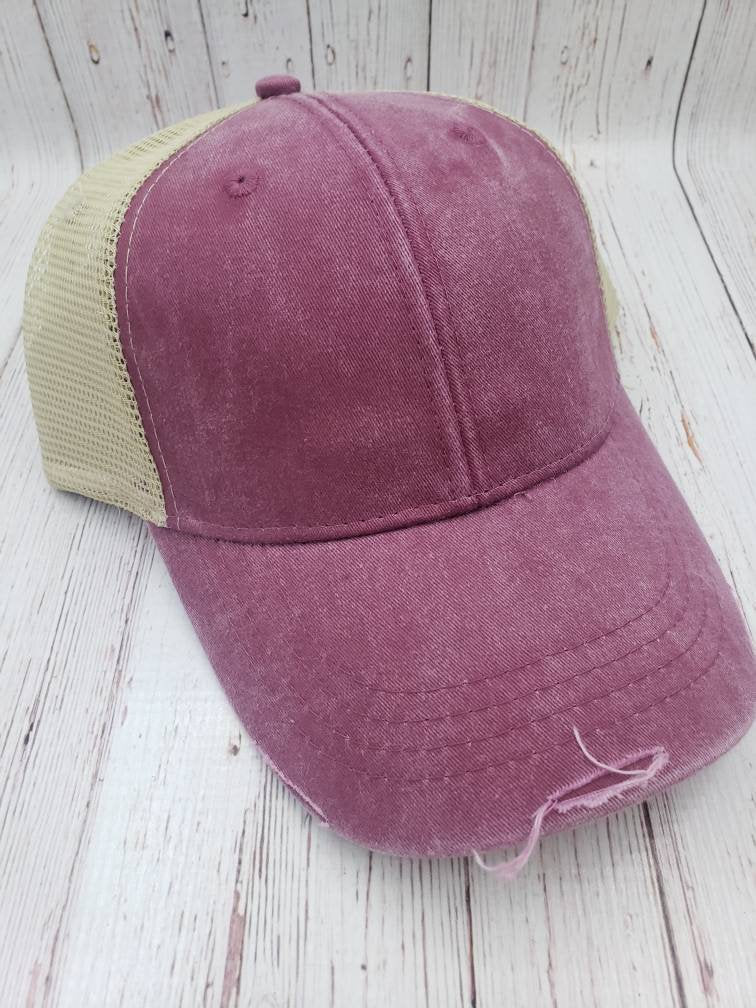 Smiley Trucker Hat, Distressed Colorful Hats, Smiley Face Hat, Vintage Look Smiley Hat, Ladies Truckers Hat, Perfect Summer Hat,Trending Hat