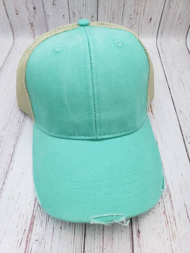Smiley Trucker Hat, Distressed Colorful Hats, Smiley Face Hat, Vintage Look Smiley Hat, Ladies Truckers Hat, Perfect Summer Hat,Trending Hat