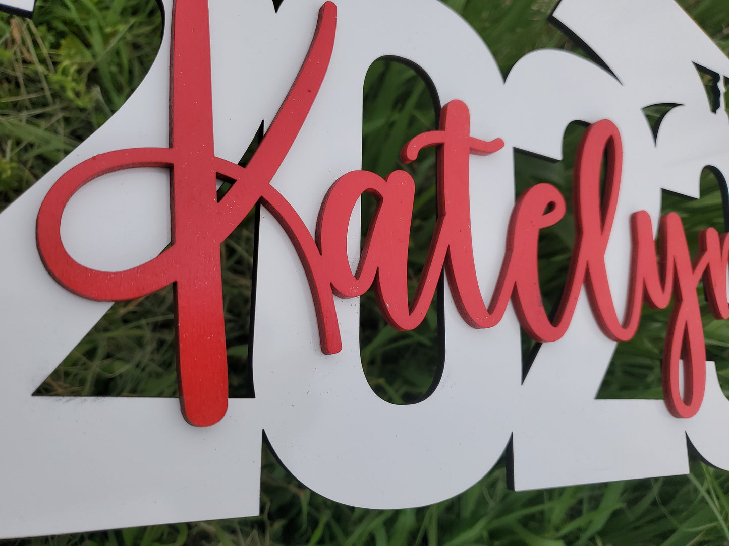 Personalized Name, 2023 or 2024 Graduation Cap Wood Sign, Grad Party Backdrop Decor, High School or College Grads, Senior Pictures, 2022