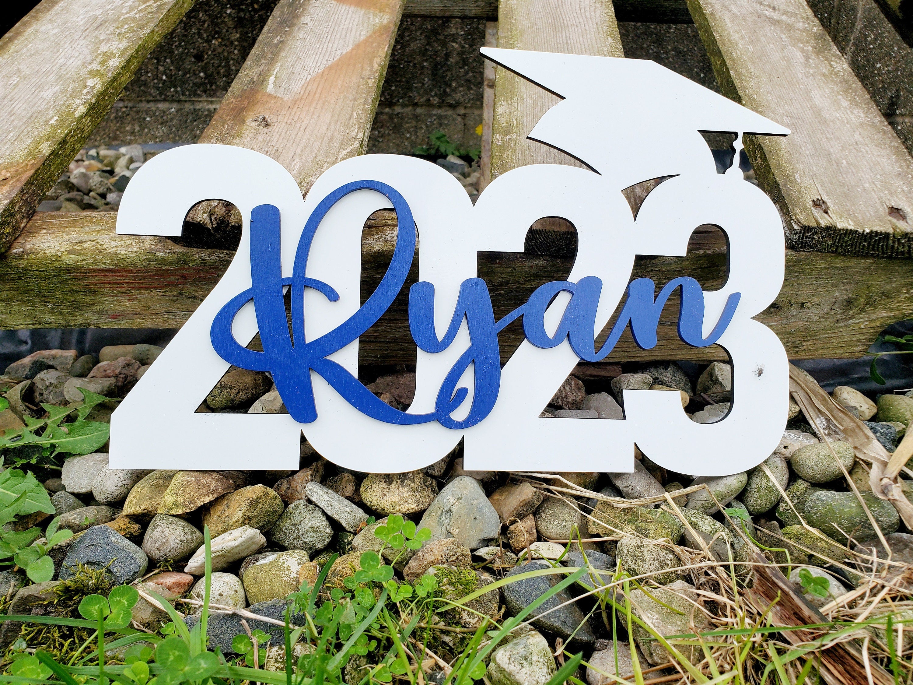 Personalized Name, 2024 Graduation Cap Wood Sign, Grad Party Backdrop –  IroquoisPrint