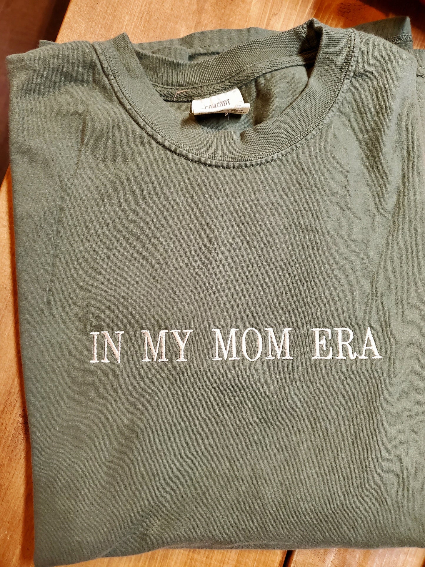 in my mom era shirt, Embroidered Mom Era Shirt, Comfort Colors Tee, mama tshirt, Swift era, mom summer tshirt, mom era, Swiftie