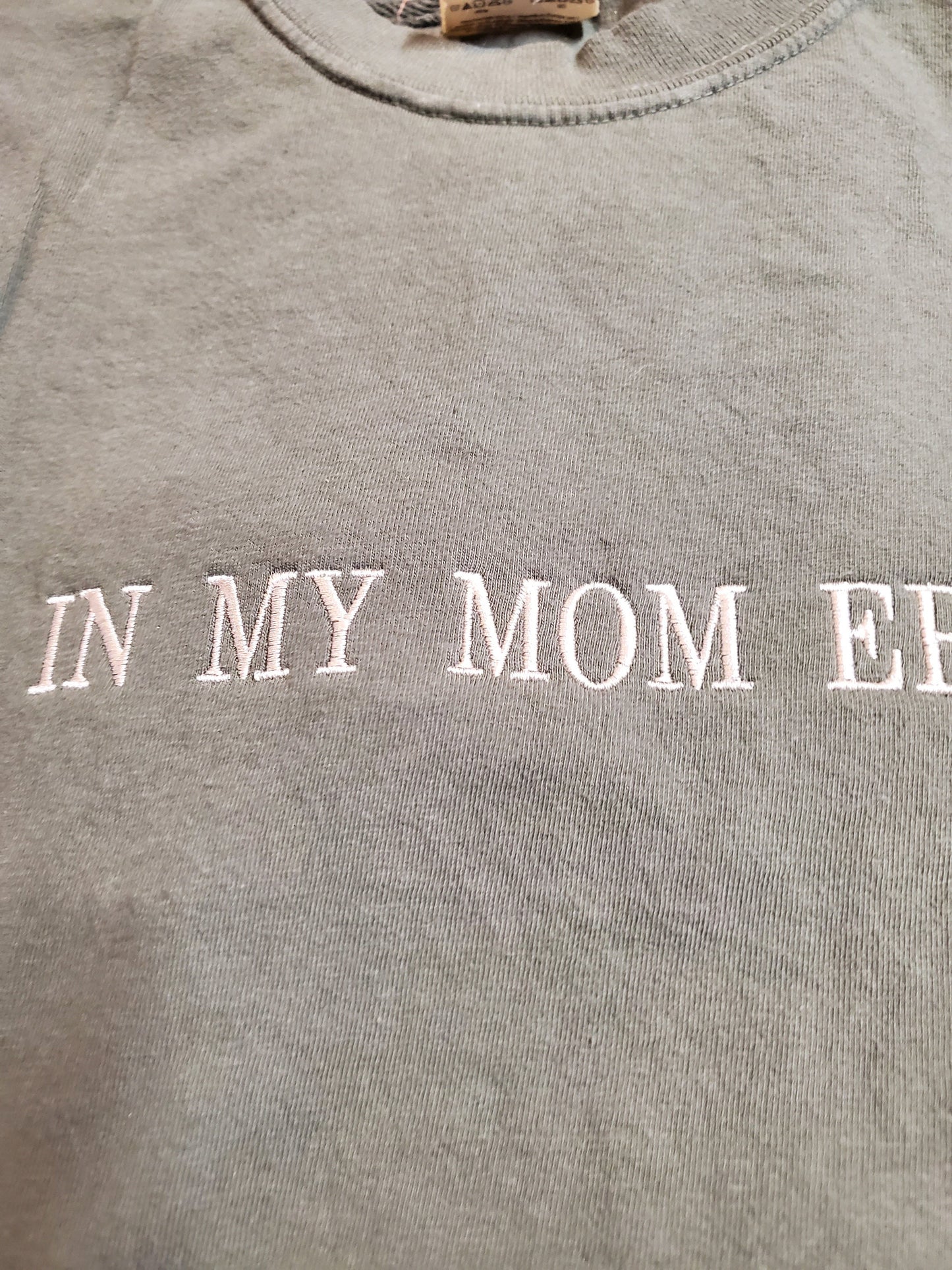 in my mom era shirt, Embroidered Mom Era Shirt, Comfort Colors Tee, mama tshirt, Swift era, mom summer tshirt, mom era, Swiftie