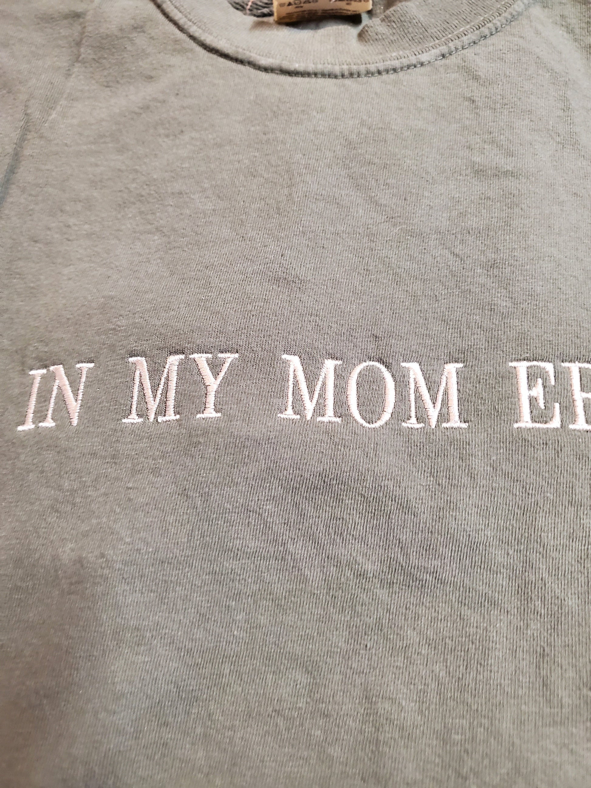 in my mom era shirt, Embroidered Mom Era Shirt, Comfort Colors Tee, mama tshirt, Swift era, mom summer tshirt, mom era, Swiftie