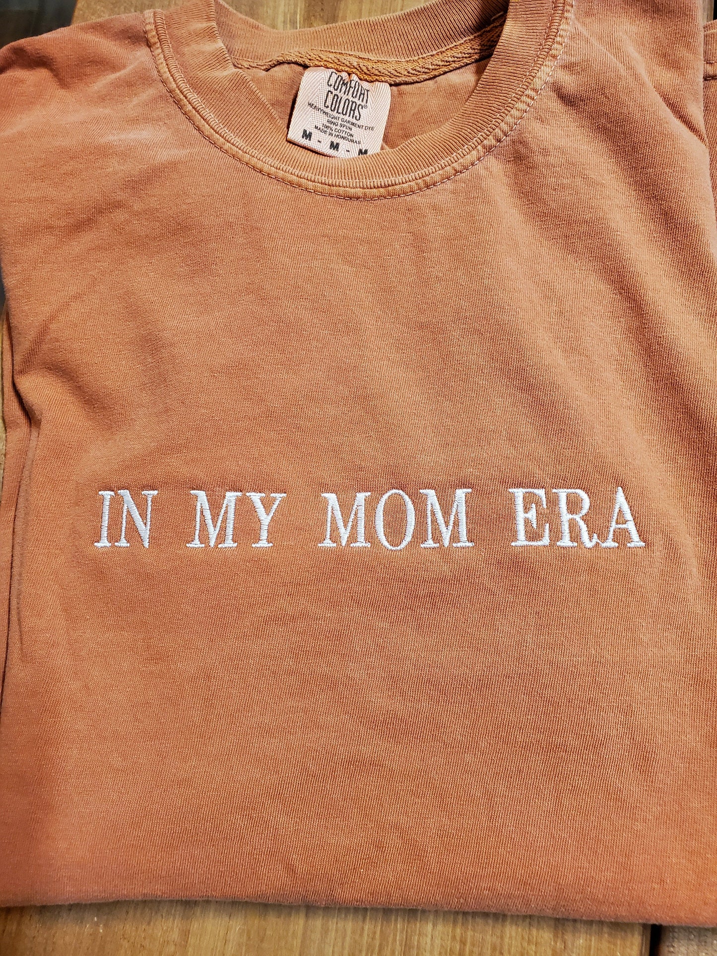 in my mom era shirt, Embroidered Mom Era Shirt, Comfort Colors Tee, mama tshirt, Swift era, mom summer tshirt, mom era, Swiftie